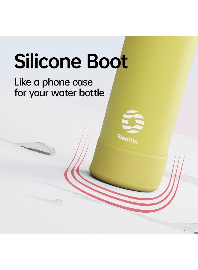 FjBottle Insulated Magnetic Water Bottle - Reusable Stainless Steel Bottle with MagSafe Compatible Phone Holder - Keeps Cold for 24 Hours - Perfect for Gym, Sports, and Travel - Sky Blue 32oz - Image 2