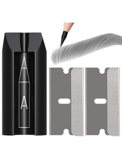Stylia 4 In 1 Plastic Duckbill Shape Eyebrow Pencil Shaper Eye Makeup Shaping Tool For Waterproof Peel Off Brow Pencils Compact Cosmetic Shaper For Beginners & Professional  - Image 1