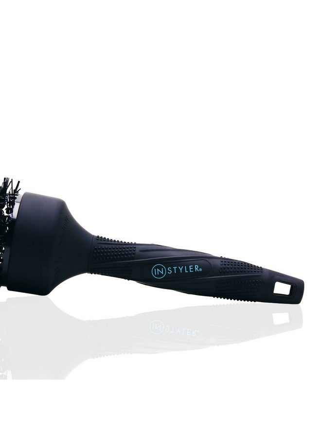 InStyler Thermal 2" Twister Round Hair Brush Add Volume & Reduce Frizz While Drying Hair Includes Gentle Bristles Rubber Handle And Vented Concave Barrel For Airflow Control & Curl Shaping - Image 4