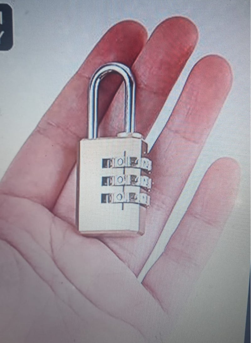 High quality digital bag lock for travel bags and other uses, small size, 3 digits 