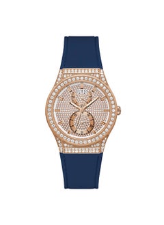 Guess Womens Multi-function Blue Strap Princess Watch - GW0439L4