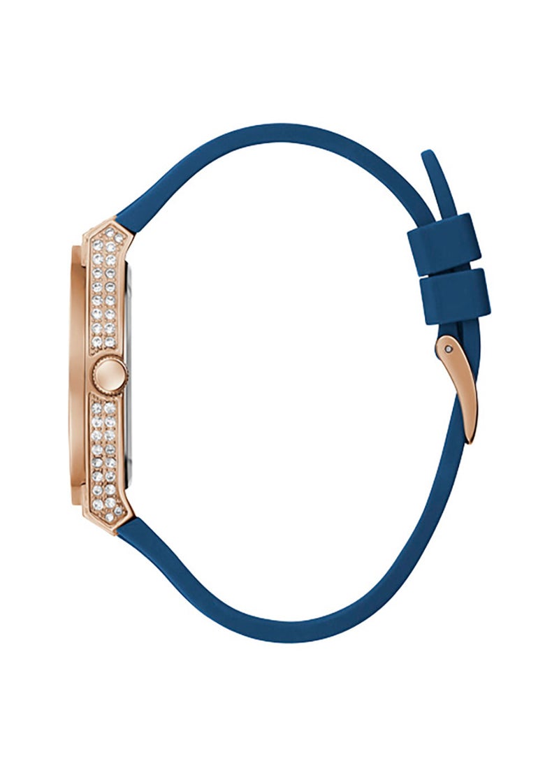 GUESS - Guess Womens Multi-function Blue Strap Princess Watch - GW0439L4 - Image 1