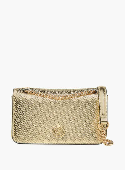 Celeste Embossed Crossbody Bag with Chain Strap