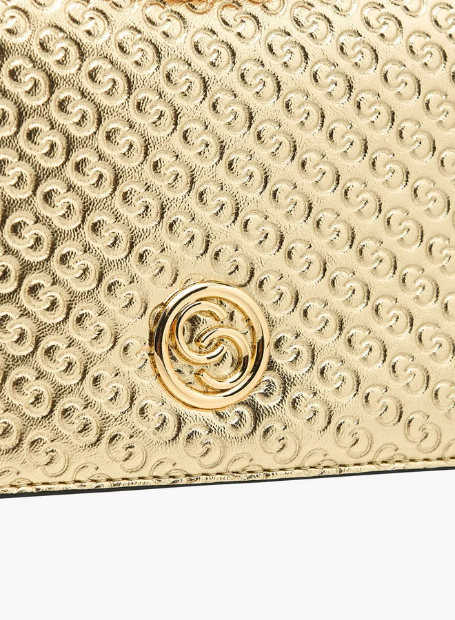 Celeste Embossed Crossbody Bag with Chain Strap