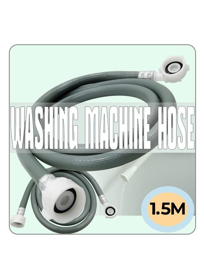 1.5 Meter Universal Inlet Water Hose Extension with End Adapter for Washing Machines and Dishwashers  - Image 3