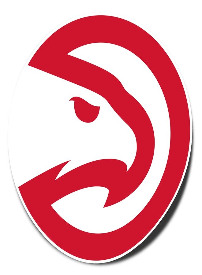 Desert Cactus Atlanta Hawks Sticker NBA Officially Licensed Vinyl Decal Laptop Water Bottle Car Scrapbook (Individual 1) - Image 1