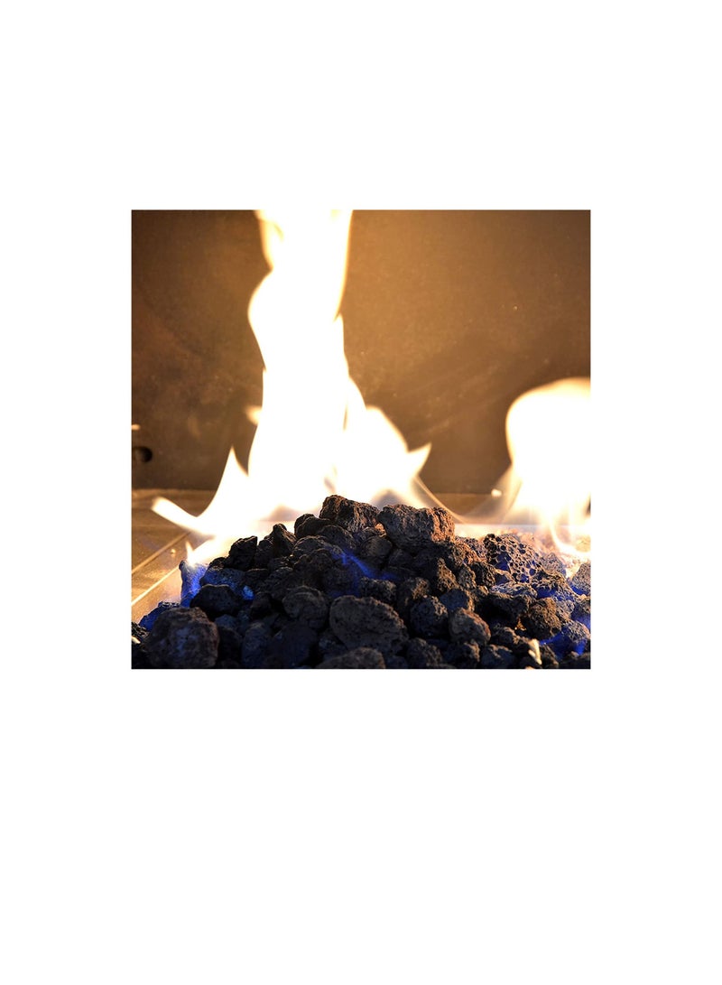 3/8" - 3/4" Natural Stones Lava Rock Granules for Gas Fire Pit Fireplace BBQ Grill Garden Landscaping Decoration Cultivation of Potted Plants Indoor Outdoor Use 3 kg Bag - Image 3