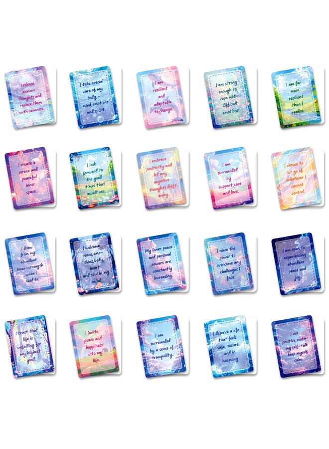Bluejw 50 Dream Color Blooming Motivational Text Cards Positive Sunshine Mood Output Best Seller - Image 5