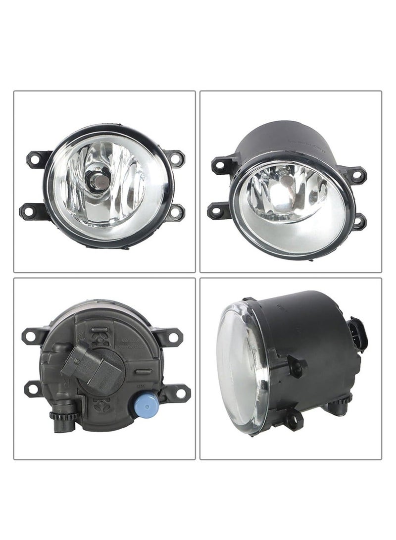 Toyota Yaris 2006 Front Fog Light Assembly H11 Halogen Bulb Clear Glass Lens Waterproof Dustproof Car Fog Lamp Replacement Left Right Side Lighting Upgrade - Image 4