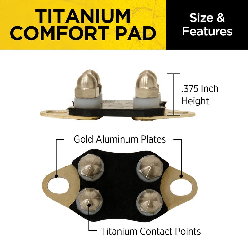 Dogtra Titanium Comfort Pad Contact Points â€“ Female â€“ Low-Profile for Sensitive Skin â€“ E-Collar for Dogs Training Collar â€“ Fits Most (Not X Series, 200iQ, PATHFINDER2, Fence, Smart NoBark) - Image 4
