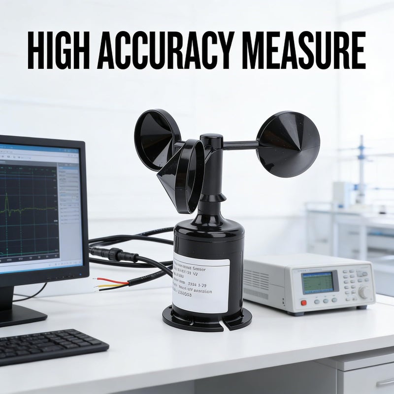 Wind Speed Anemometer with Extension Cable for Meteorology Marine Use - Image 5