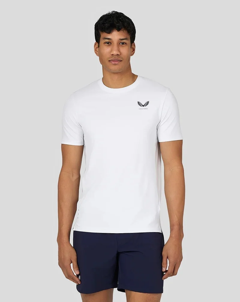 كاستور Castore Men’S Active Short Sleeve Performance T-shirt - White