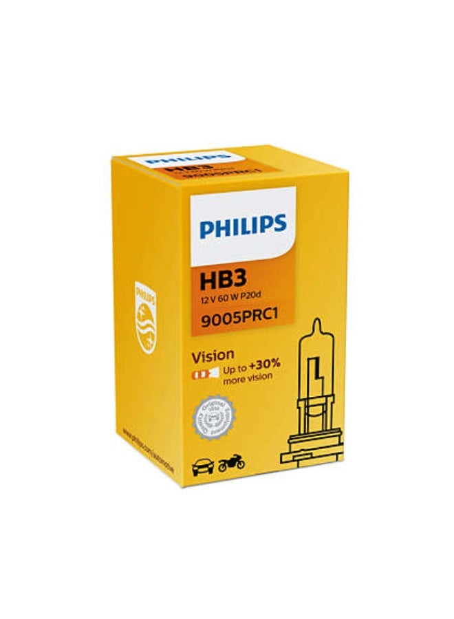 فيليبس لمبة بديل للسيارات، 12 فولت، 65 واط، HB3/9005، 9005PRC1. - Image 1