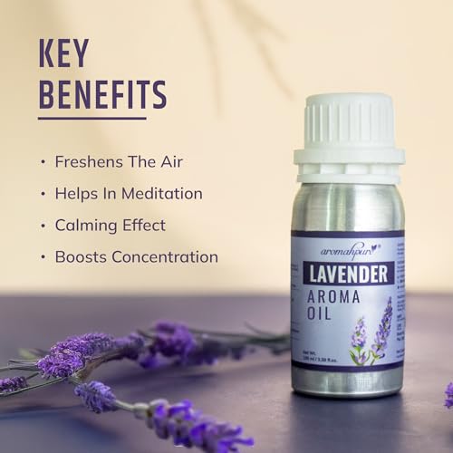 Aromahpure Lavender Aroma Oil | 100ml Undiluted & Natural | Long-Lasting Scent for Aromatherapy, Candle & Soap Making, Diffusers, Room Freshener, Humidifier, Bathroom Revitalizer & Home Essentials - Image 4