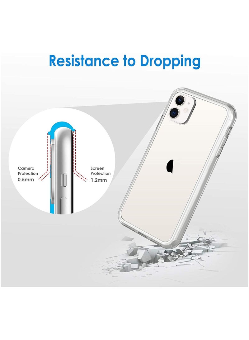 JETech Case Compatible iPhone 11, 6.1-Inch, Shockproof Bumper Cover, Anti-Scratch Clear Back (HD Clear) - Image 5