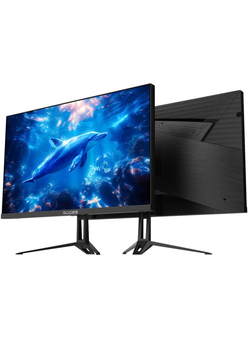 Sades RT-DOLPHIN Gaming Monitor, 27" IPS Display, FHD Resolution, 240Hz Refresh Rate, 1ms (MPRT) Response Time, Adaptive Sync Technology, Anti-Blue Light Eye Care, HDR Support, Black | SA-F03F27 - Image 1
