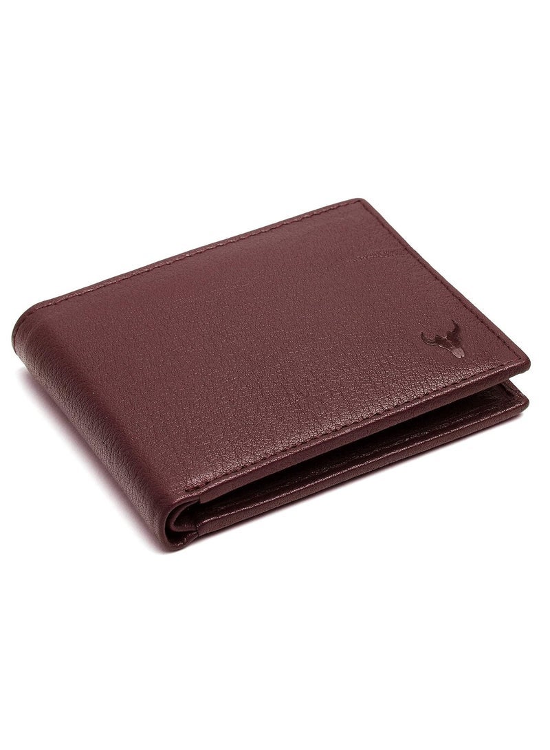 NAPA Hide Maroon Leather Wallet for Men - Image 2
