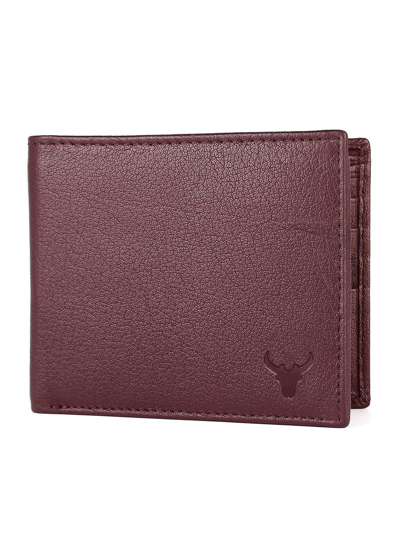 NAPA Hide Maroon Leather Wallet for Men - Image 3
