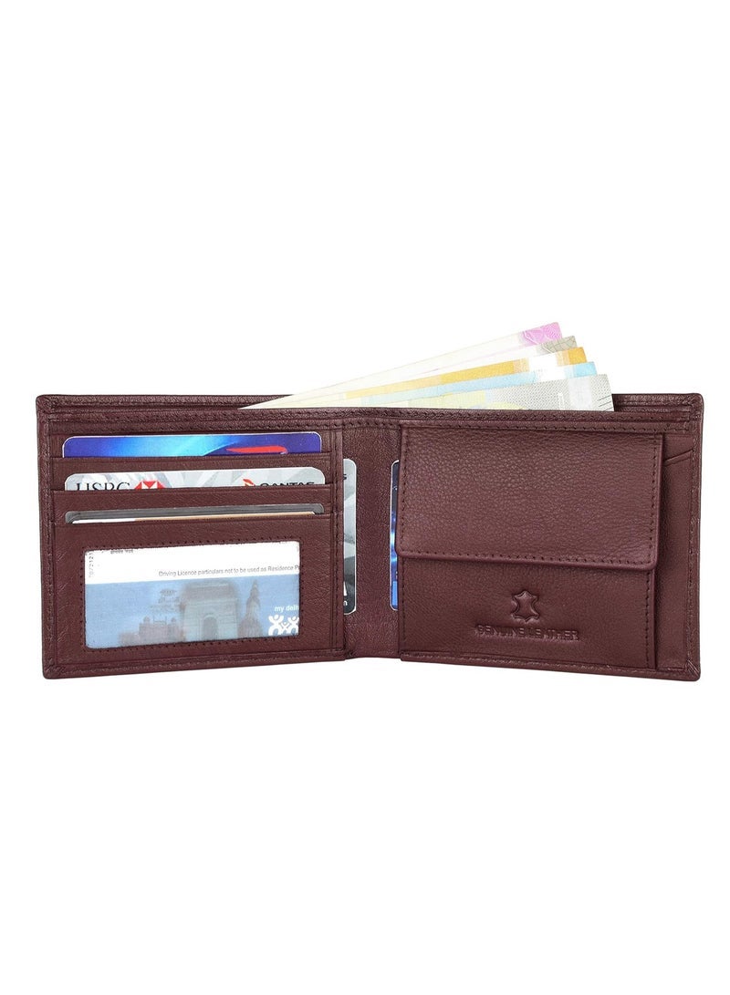 NAPA Hide Maroon Leather Wallet for Men - Image 4