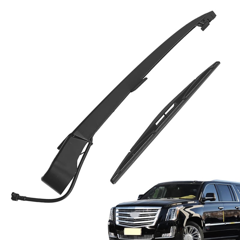 15277756 Rear Window Wiper Arm Blade Set Replacement For Cadillac EscaladeChevy Tahoe SuburbanGMC Yukon20072013 Back Windshield Wiper