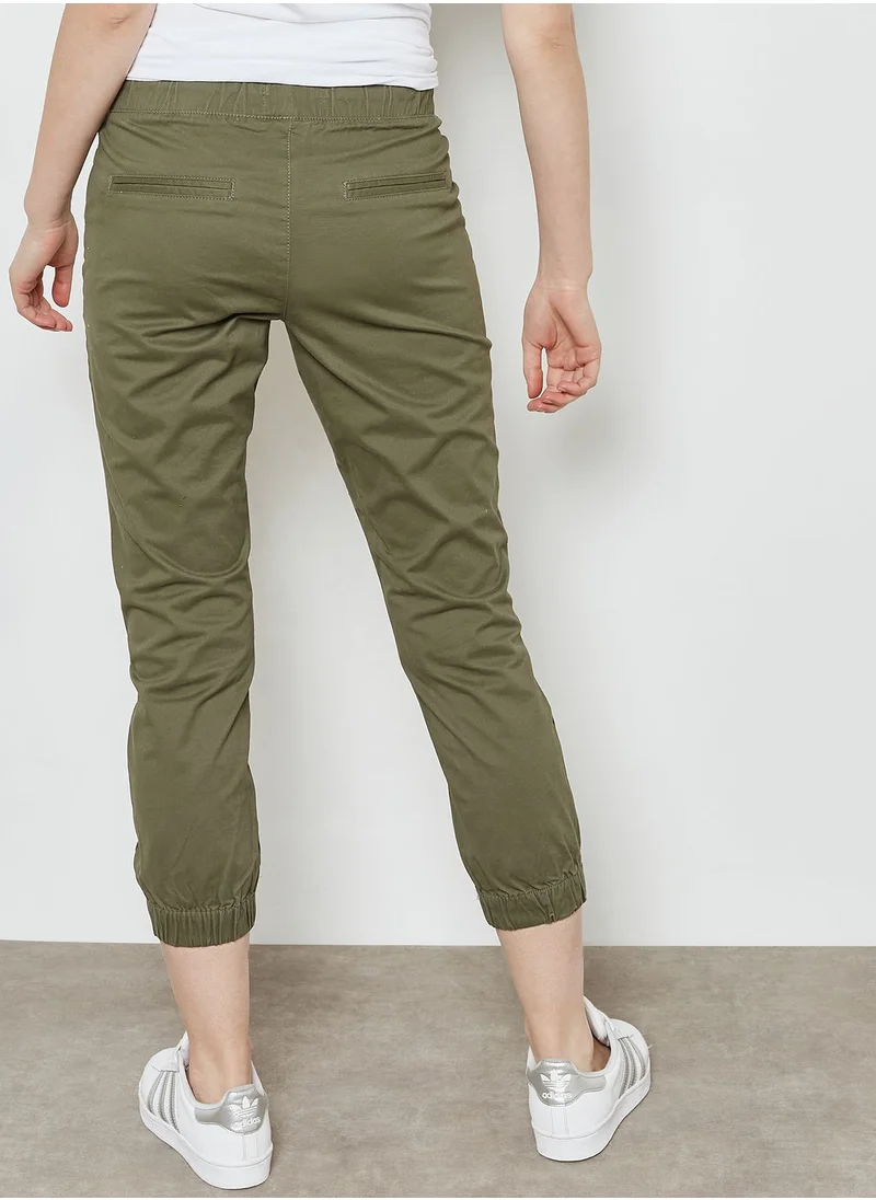 Cotton On Cuffed Tie Waist Pants