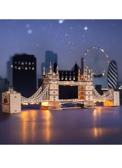 Rolife Tower Bridge with Lights 3D Wooden Puzzle TG412, 3D Wooden Puzzles for Adults/Teens, Creative Home Decor, Unique Gift for Craft Hobby Adults/Teens - pzsku/ZCED09541C2DEBC427088Z/45/_/1706117394/d577fea8-11f7-4261-b562-113e6f2c36ba