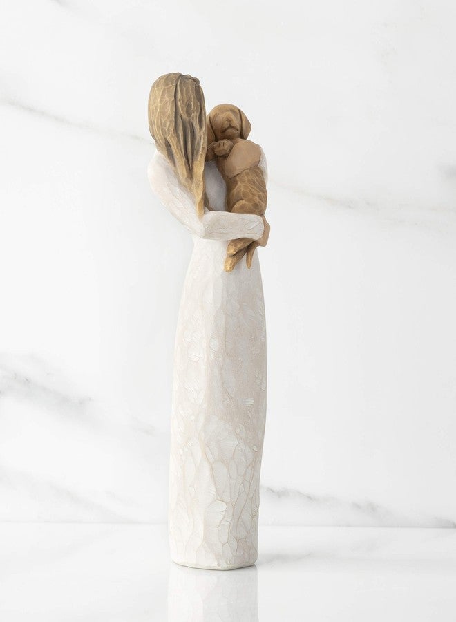 Willow Tree Adorable You (Golden Dog), A Joyful Friendship, Expresses Relationship with a Much-Loved Pet Dog, Sculpted Hand-Painted Figure - Image 4