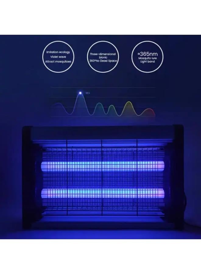Electric UV Mosquito Lamp Hangable Bug Zapper Insect Trap for Indoor Outdoor Garden Mosquitoes Moths Flies - Image 2