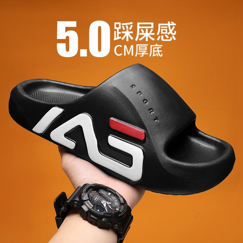 Eva Slippers Men'S Summer Outer Wear Fashionable Indoor Non-Slip Bathing Thick-Soled Slippers Men'S Outer Wear Sandals - Image 2