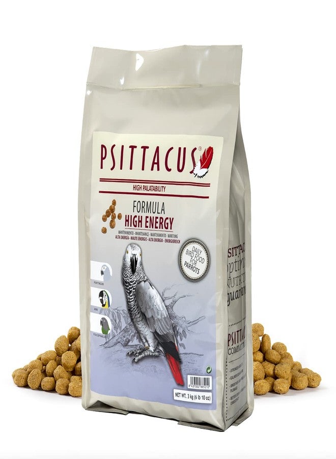 Psittacus High Energy 6.6 lb | Complete Pellet Diet for African Greys, Macaws and Other African Parrots | Premium Food for Birds, 100% no-GMO - Image 1