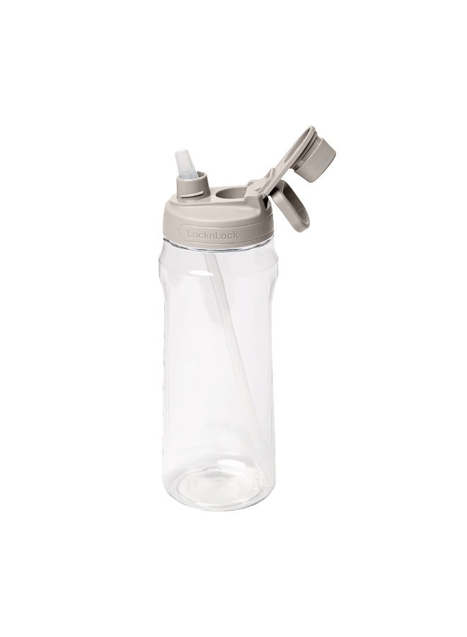 LocknLock زجاجة ماء لوكن لوك أكتيف 2 لتر بيضاء - متينة، سهلة الإمساك، مقاومة للتسرب مع حلقة إصبع مخفية - Image 2