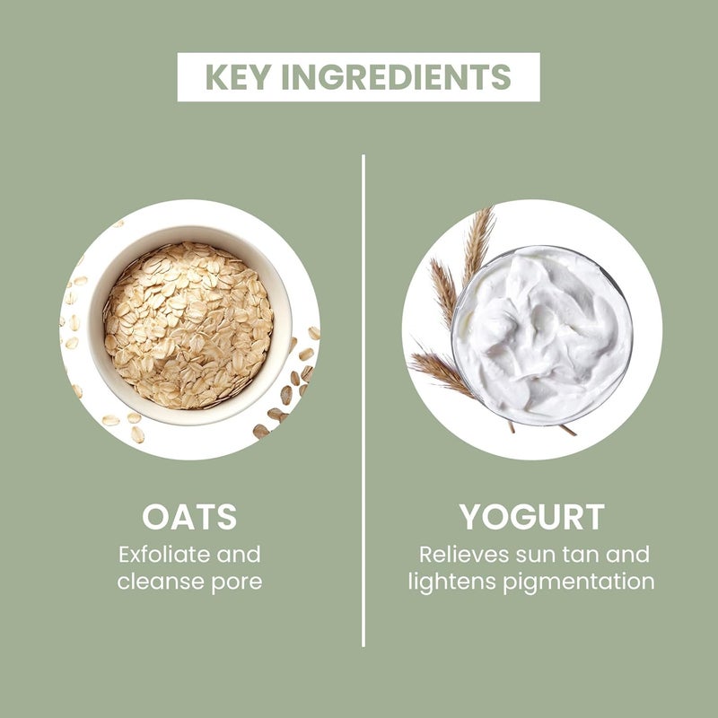 Lotus Herbals White Glow Oatmeal & Yogurt Skin Whitening Scrub - Image 4