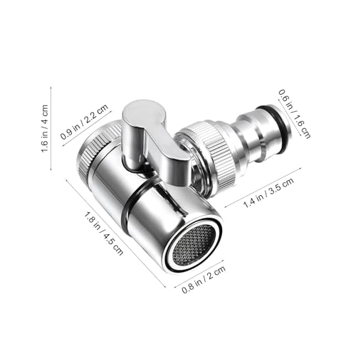 DOITOOL 2 Pcs Faucet Diverter Valve With Aerator Faucet Adapter for Portable Washer Washing Machine Hose Adapter Sink Connector for Water Diversion - Image 3