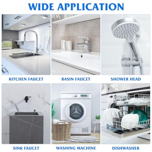 DOITOOL 2 Pcs Faucet Diverter Valve With Aerator Faucet Adapter for Portable Washer Washing Machine Hose Adapter Sink Connector for Water Diversion - Image 5