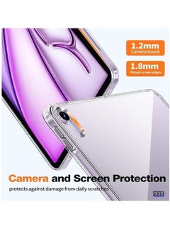 TIGER iPad Air 13 Inch 2024 Case – Shockproof Protective Tablet Case with Four Corner Anti-Fall Airbags, Slim Silicone Anti-Drop Cover for iPad Air 2024 6th Generation – Durable, Lightweight, and Impact-Resistant  - Image 2