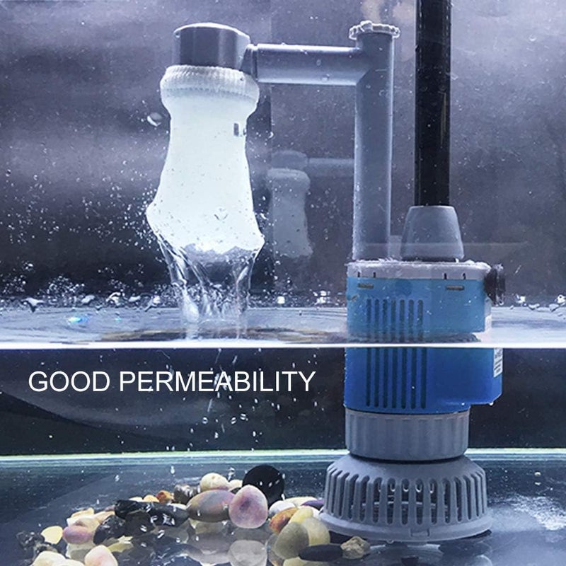 UPETTOOLS Aquarium Gravel Cleaner - Electric Automatic Removable Vacuum Water Changer Sand Algae Cleaner Filter Changer 110V/28W (Filter Bags *4) - Image 5
