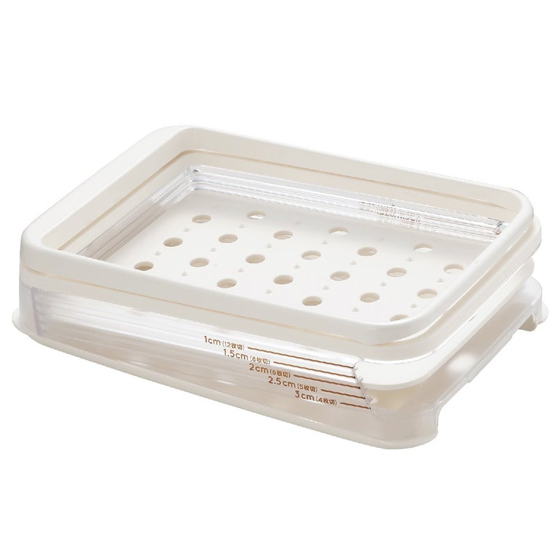 å’Œå¹³ãƒ•ãƒ¬ã‚¤ã‚º(Wahei freiz) Wahei Freiz PS955 Akebono Bread Slicer Guide Made in Japan Slotted Cut to the End Thickness Adjustable 4 5 6 8 12 Pieces