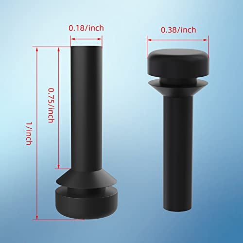 TUELETFU بدائل WB02X24790 لمخمدات الغاز من المطاط لأقدام الشواية لمدى GE 10 عبوة - Image 2