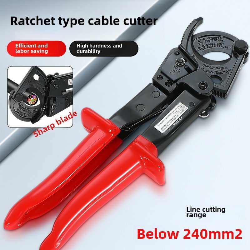 مصنع الجملة قاطع كابل ratchet قاطع صواميل HS-325a قاطع كابل يدوي كماشة مماسية قاطع كابل (HS-325a) - Image 2