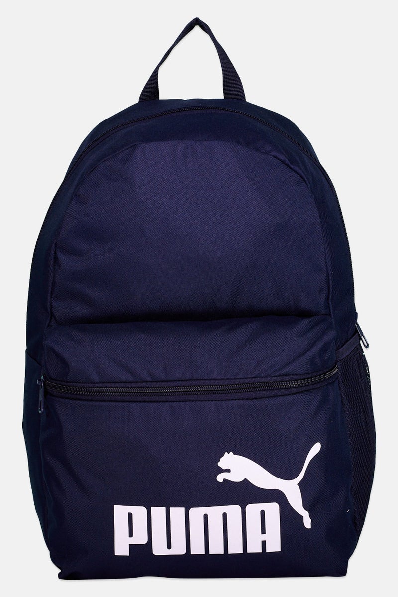 PUMA Men Brand Logo Backpack 29,5 L x 43 H x 14 W cm, Navy - Image 1