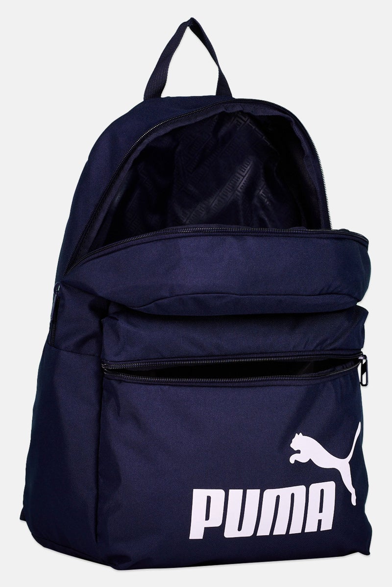 PUMA Men Brand Logo Backpack 29,5 L x 43 H x 14 W cm, Navy - Image 3