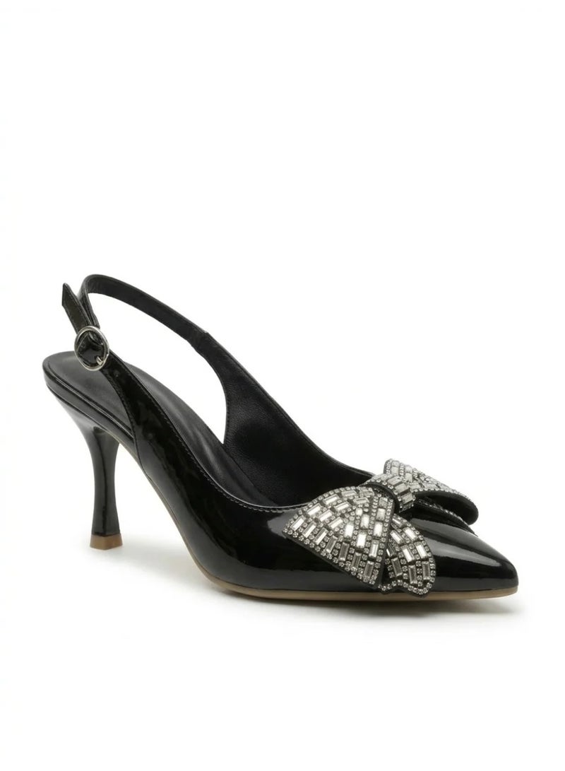 Vbranda Elegant heels designed with a stunning bow shape C-106 - Image 3