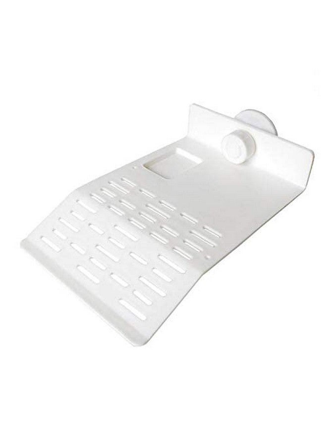 Western Era منصة السلحفاة البيضاء من عصر الغرب مع وعاء - منصة للتشمس مع وعاء طعام وكوب شفط للسلحفاة/الزواحف/البرمائيات الصغيرة - أنشئ واحة من الراحة، ارتقِ بموطن سلحفاتك (صغيرة) - Image 1