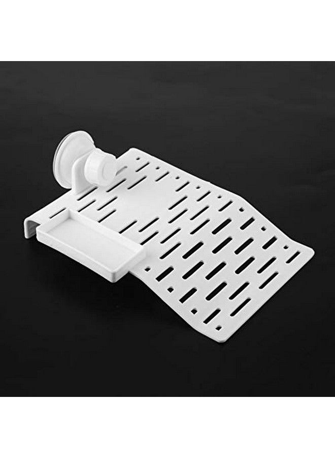 Western Era منصة السلحفاة البيضاء من عصر الغرب مع وعاء - منصة للتشمس مع وعاء طعام وكوب شفط للسلحفاة/الزواحف/البرمائيات الصغيرة - أنشئ واحة من الراحة، ارتقِ بموطن سلحفاتك (صغيرة) - Image 2