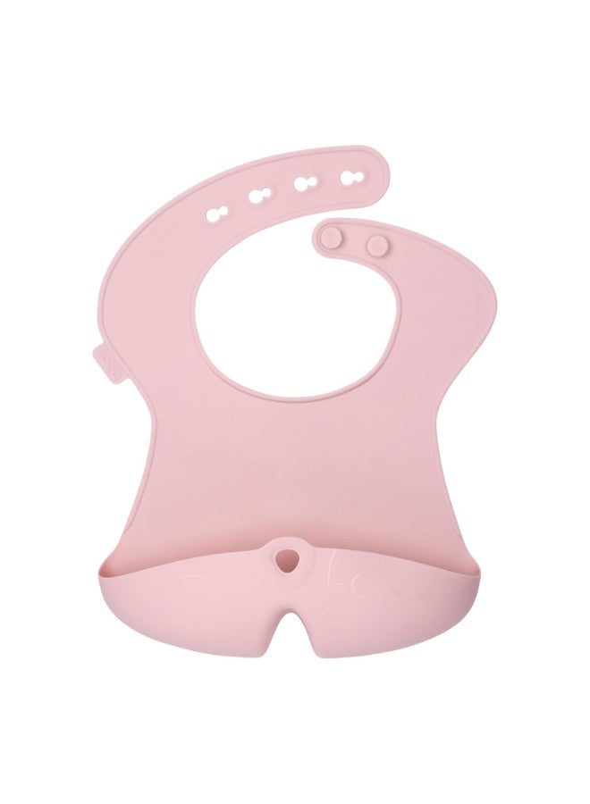 b.box مريلة سيليكون، حاملة مفتوحة، تتدحرج للاستخدام السهل أثناء التنقل، سيليكون غير لاصق، قابلة للتعديل، ملائمة مدببة، آمنة في غسالة الصحون، من 4 أشهر وما فوق - Image 1