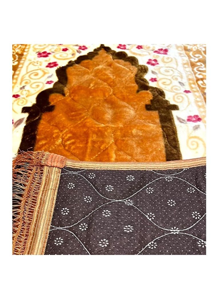 DeloPik Muslim Prayer Mat Rug, Islamic Prayer Mat - Ideal Gift for Ramadan & Special Occasions - Image 3