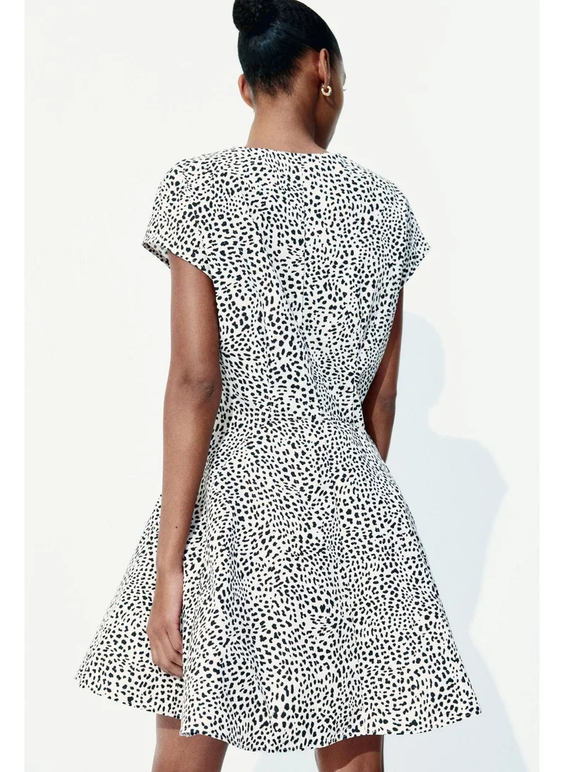 H&M Button-front cotton dress