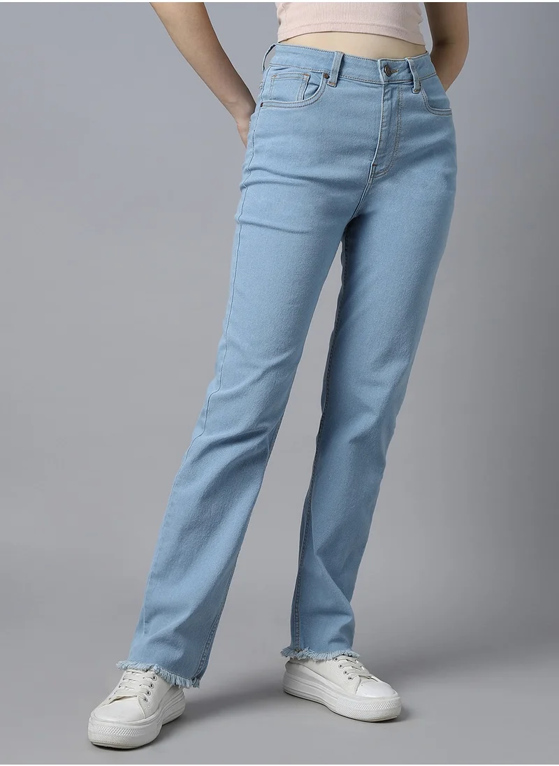 هاي ستار Women Straight Fit Indigo Jeans