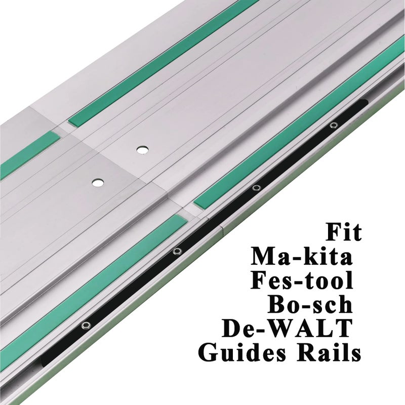 Hawmow Guide Rail Connector Accessories Kit 71358 482107 Compatible With Festool | Makita | Dewalt Track Saw Secure Long Cuts  2 Pack  Black - Image 5