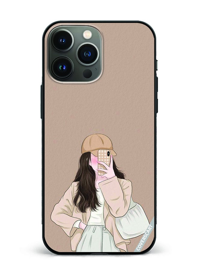 COVERSCART Protective Case Cover For Apple iPhone 14 Pro Max Girl Design Multicolour